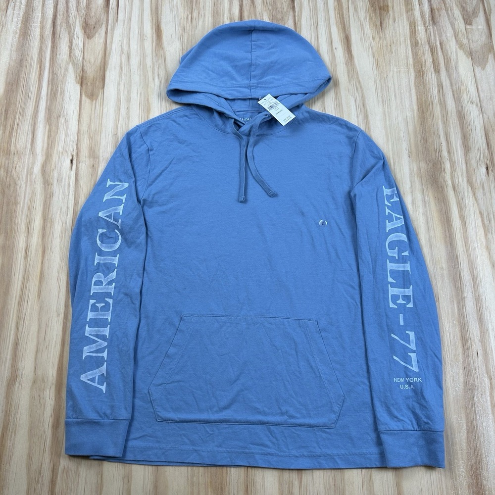 American Eagle Mens S Super Soft Lightweight Hoodie NWT $40 Standard Fit
